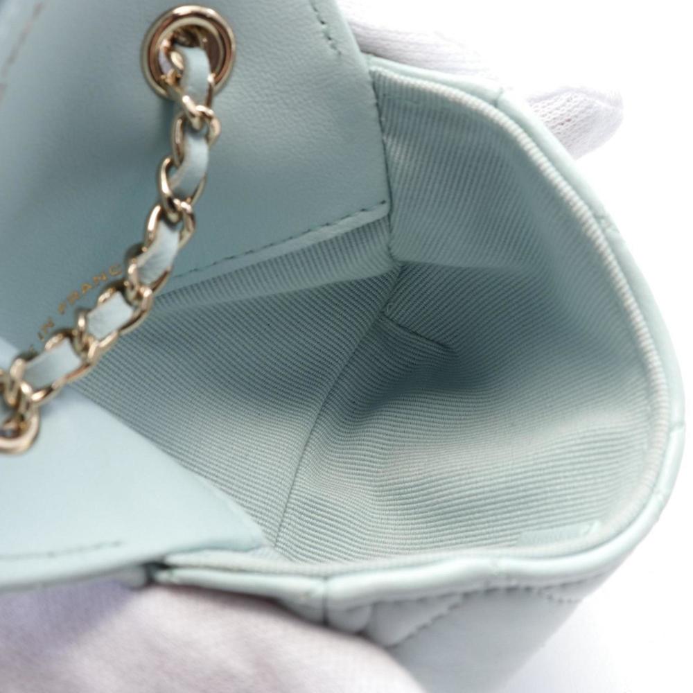 CHANEL Matelasse Belt Bag, Waist Leather, Women's, Blue, AP2427 - Picture 4 of 6